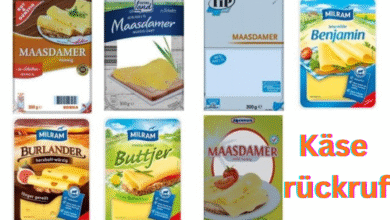 Käse rückruf